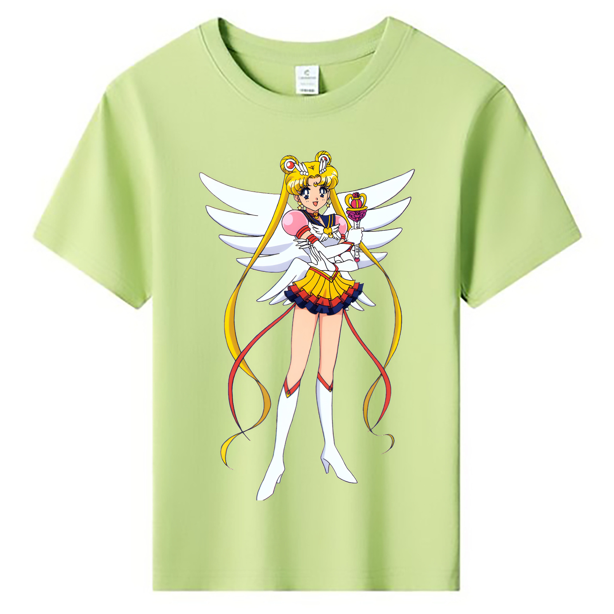 （画像用） 美少女戦士セーラームーン 月野 うさぎ つきの うさぎ Sailor Moon Tsukino Usagi 綿100％キッズTシャツ（フロントプリント）